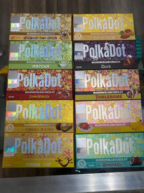 Buy PolkaDot Chocolate Berries & Cream – Magic Belgian Chocolate Bar - Image 2