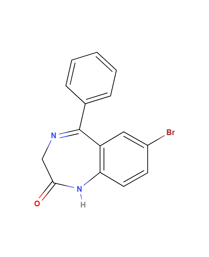 Bromo-nor-DIAZEPAM 5mg Pellets